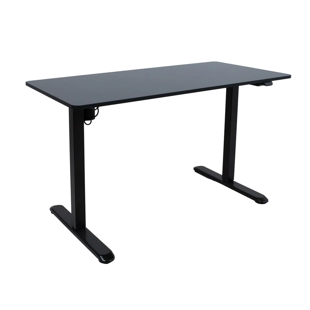 Skrivebord HOME4YOU Ergo Light med 1 motor 120x60x73-118 cm Svart v:1207783
