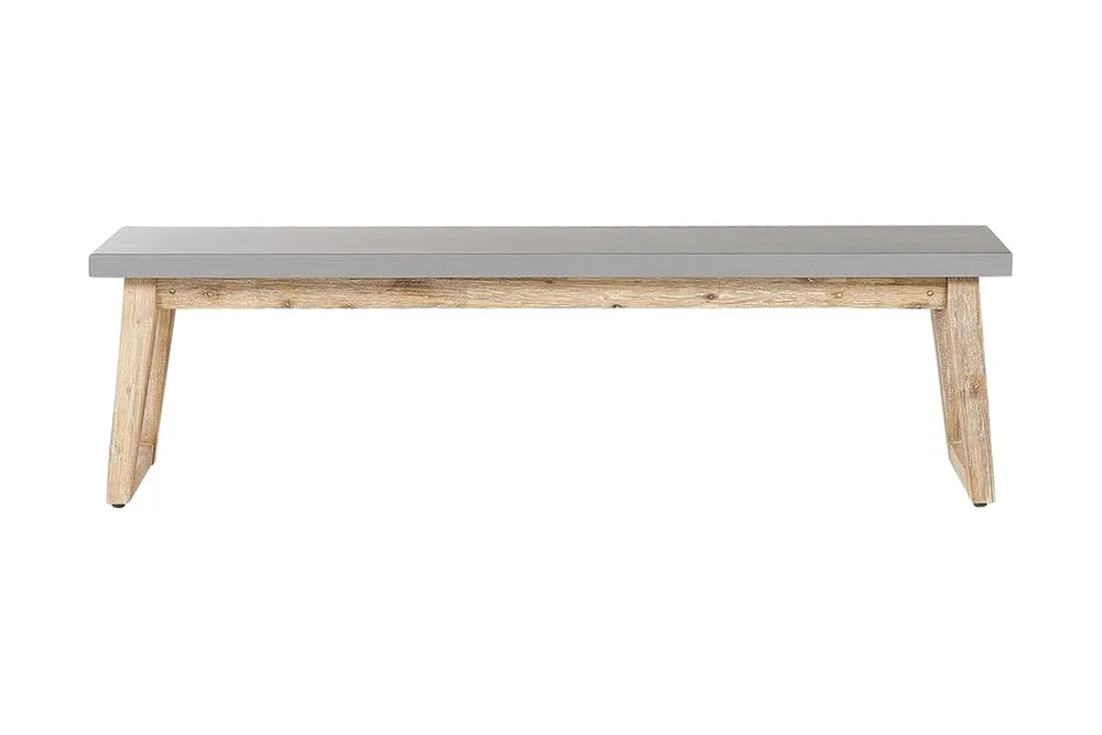 Hagebenk 160 cm grå ORIA v:3125220