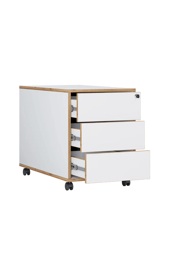 Mobil sokkel Salia 3 skuffer T 45 – Flerfarget m v:887365 Mobil sokkel Salia 3 skuffer T 45 – Flerfarget m v:887365
