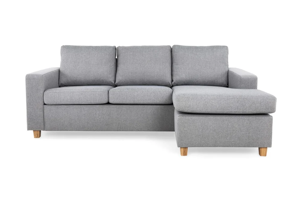 Crazy 3-seters Vendbar L-formet Sjeselongsofa i Stoff v:4621962