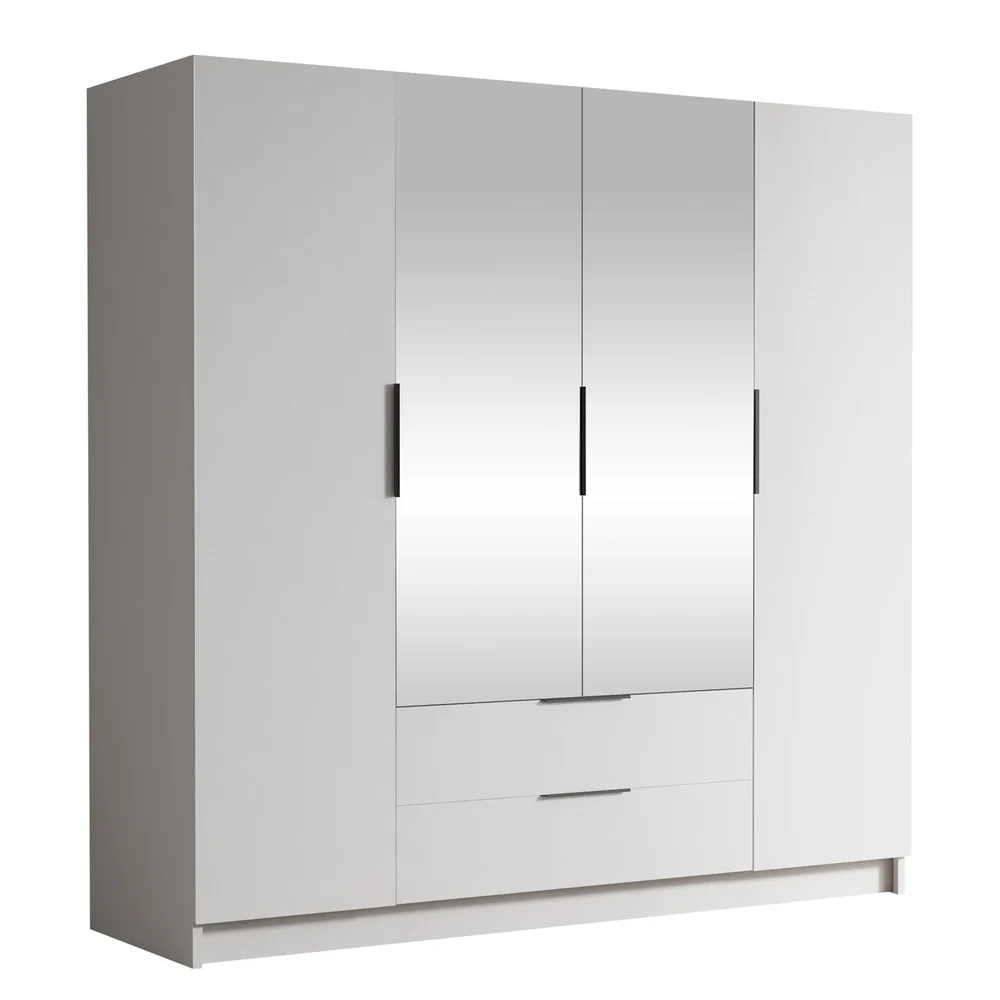 Kelros Garderobeskapeskap med speil 200x216 cm v:8770267