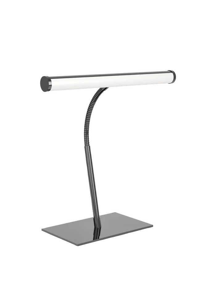 Bordlampe Riccione Smoked Nickel - Svart - Belysning | m v:8919064