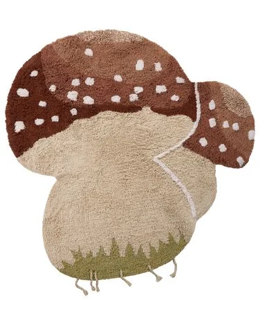 Barneteppe TOADSTOOL Lys beige 100 x 100 cm Bomull v:5638027 Barneteppe TOADSTOOL Lys beige 100 x 100 cm Bomull v:5638027