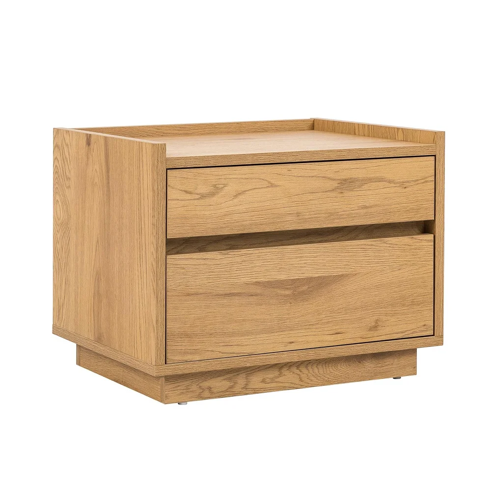 Nattbord HOME4YOU Sacha 50x40x40 cm melamin med eikebark v:2261330