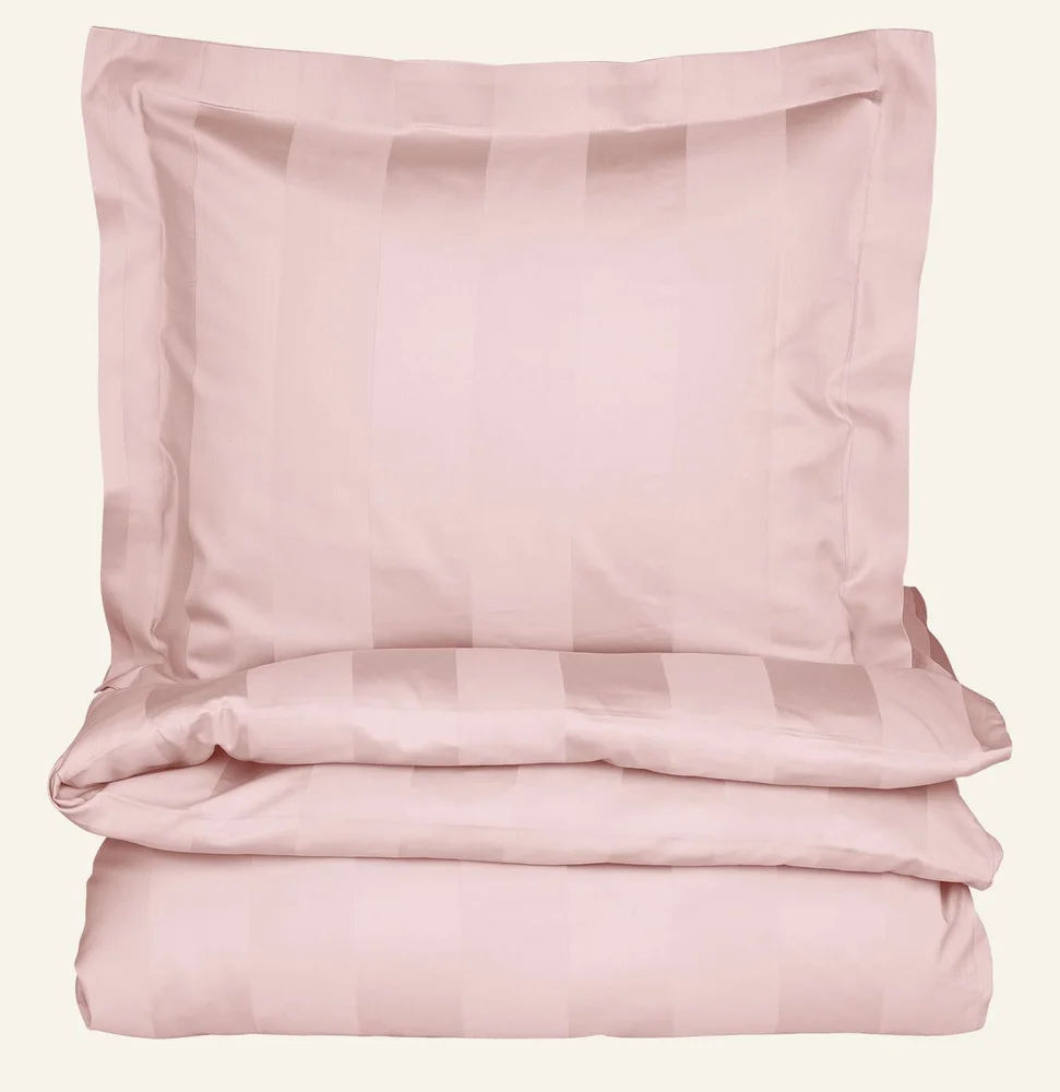 Sateng sengesett pudderrosa - 200x220 cm v:5285877