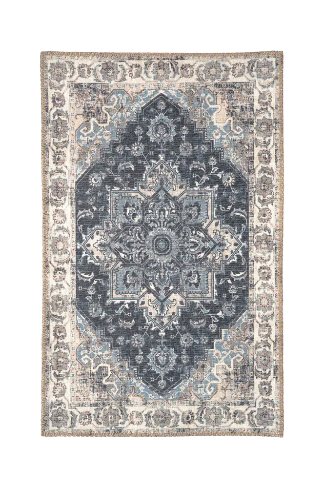 Dørmatte Havana. Blå chenille av polyester – Blå – Tepper | m v:9807490 Dørmatte Havana. Blå chenille av polyester – Blå – Tepper | m v:9807490