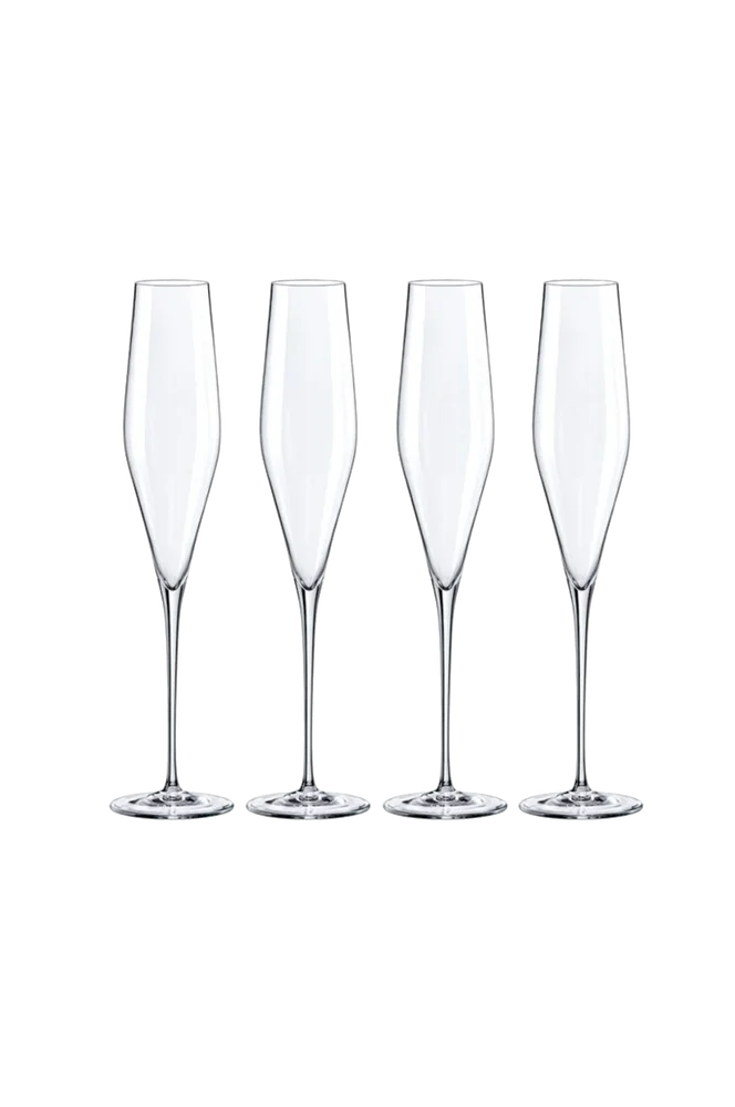 Champagneglass Grace Flute 4-p – Transparent – Kjøkken & husholdning | m v:2233156