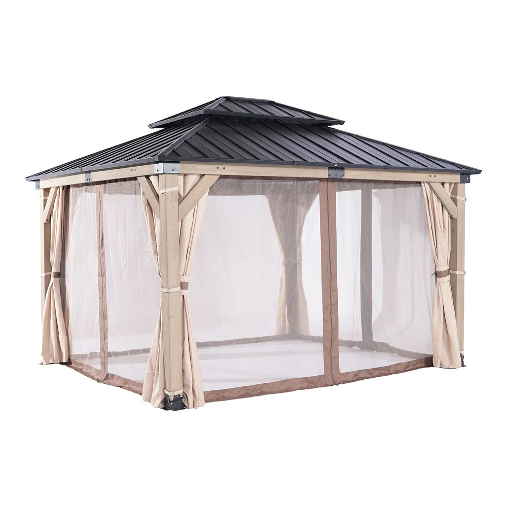 Myggnett til paviljong HOME4YOU Cedar 3,36×3,9 m v:3298851 Myggnett til paviljong HOME4YOU Cedar 3,36×3,9 m v:3298851