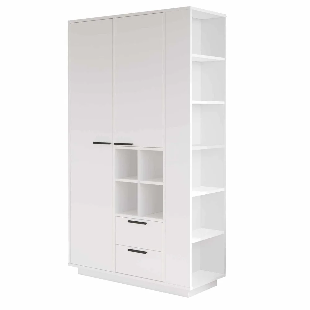 Flerbruksskap Skye Decor Dara (110 x 190 x 45 cm) Hvit v:4598352