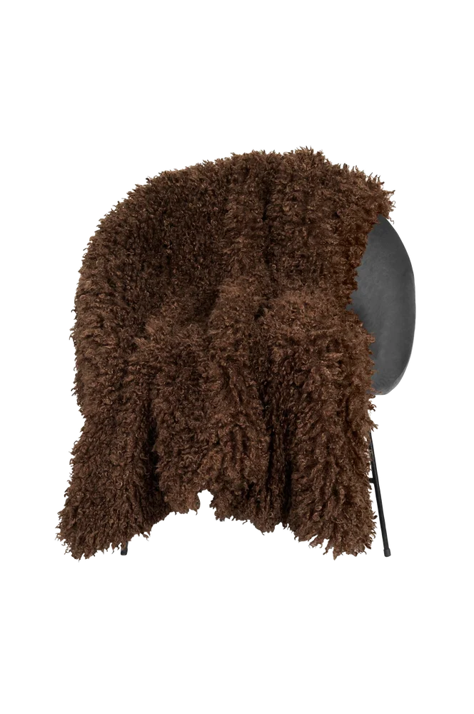 Teppe Wooly - Brun - Tekstiler | m v:965632