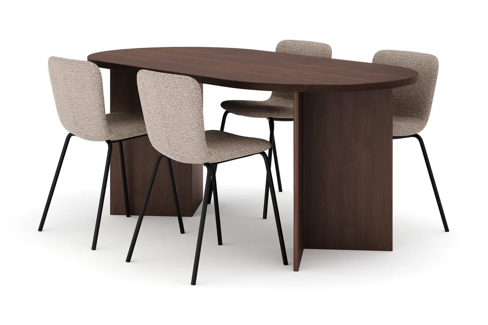 Dano Spisebord 180 cm med 4 Katy Spisestoler v:2204269