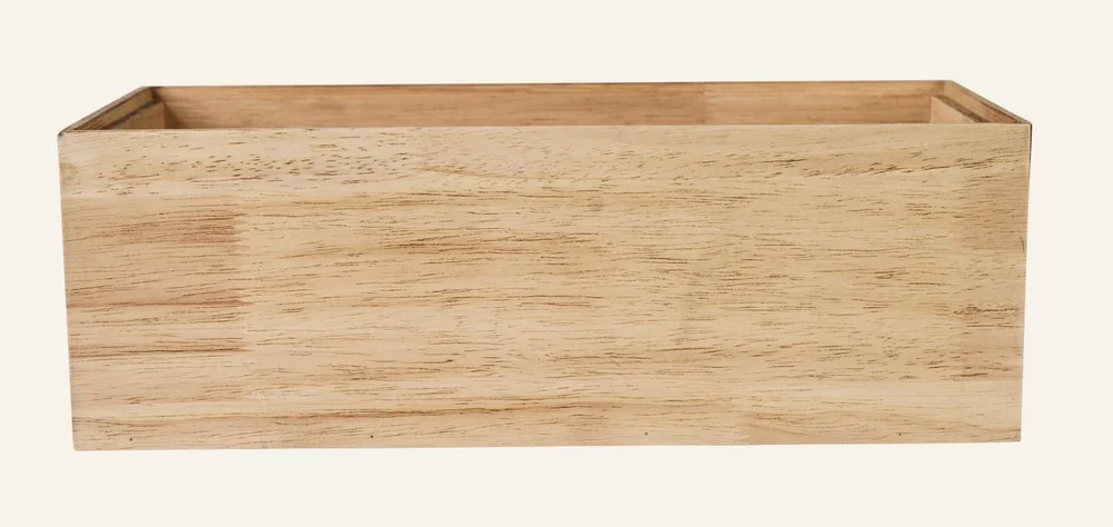 Stablebar oppbevaringsboks natur - 35x20x12 cm v:8803146