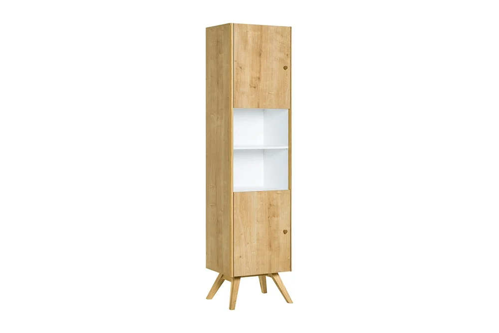 Nature Vitrineskap Hvit/Natur v:7218839