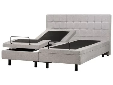Justerbar seng DUKE 180 x 200 cm Lysegrå v:272991 Justerbar seng DUKE 180 x 200 cm Lysegrå v:272991