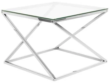 Sofabord BEVERLY Glass Sølv v:3723888 Sofabord BEVERLY Glass Sølv v:3723888