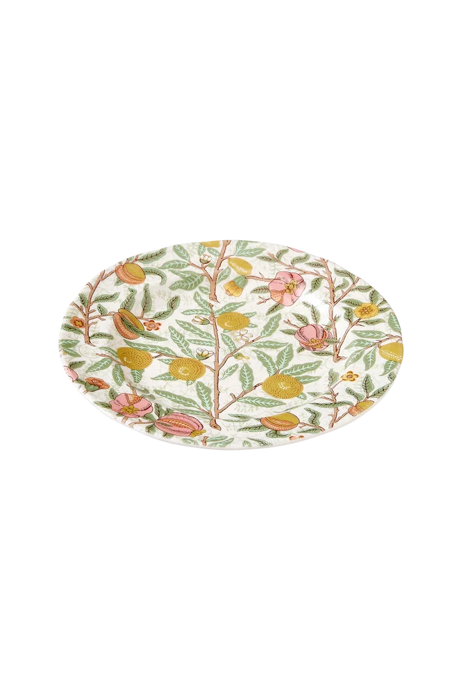 Tallerken Morris & Co Fruits diameter 23 cm - Flerfarget - Kjøkken & husholdning | m v:510817