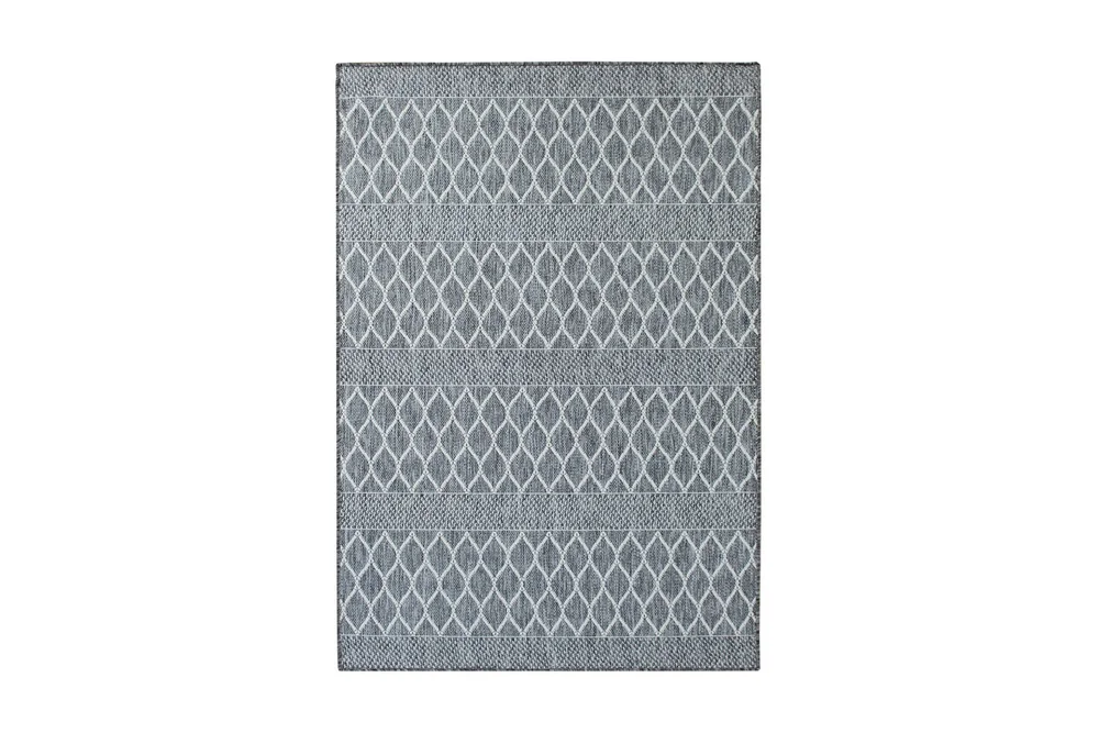 Flatvävd matta KM Home Grå, Vit 200×285 cm v:2962885 Flatvävd matta KM Home Grå, Vit 200×285 cm v:2962885