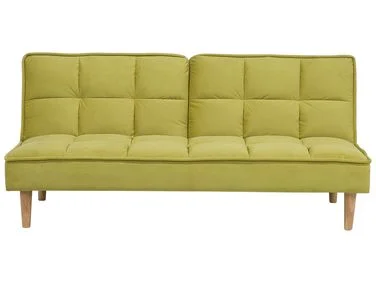 Sovesofa 3-seter SILJAN Olivengrønn v:5437346