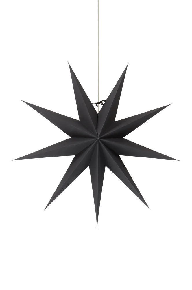 ANDROMEDA julestjerne ø 60 cm – Svart – Belysning | m v:1639043 ANDROMEDA julestjerne ø 60 cm – Svart – Belysning | m v:1639043