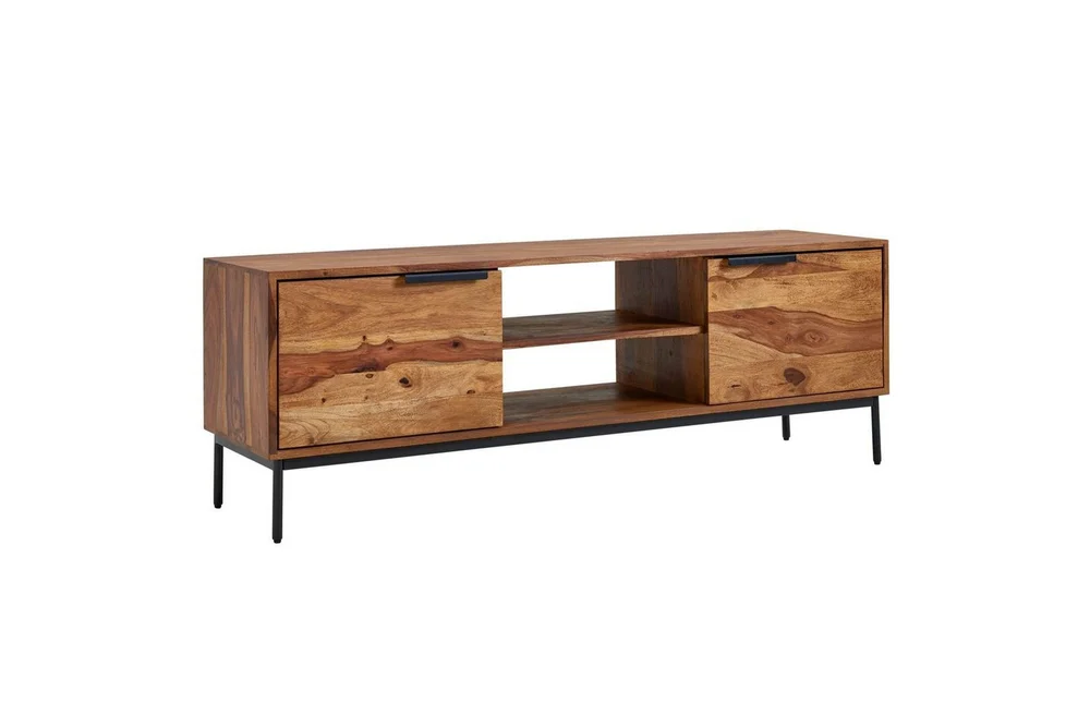 Lavbord Wohnling Massivt tre med oppbevaring 2 dører landlig stil v:3797166