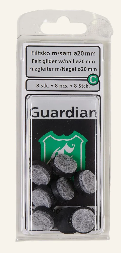 Filt sko svart – ø20 v:8132050