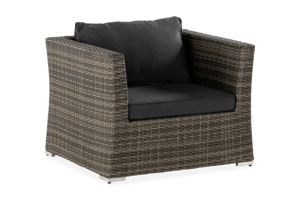 Wisconsin Premium Loungelenestol Kunstrotting/Grå v:5600551