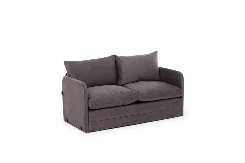 2-seters sovesofa Rubby (148 x 70 x 66 cm) Grå v:7138511