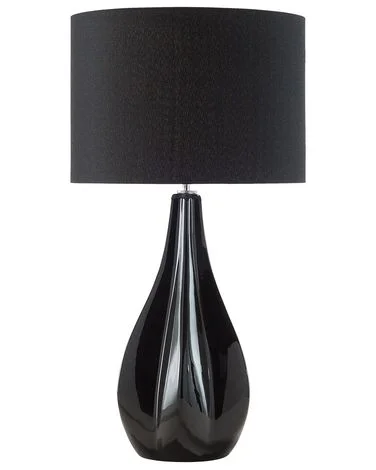 Bordlampe SANTEE Porselen Svart v:5244226 Bordlampe SANTEE Porselen Svart v:5244226