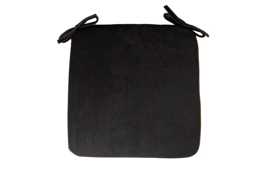 Velvet Sittepute 39x39x25 cm Svart v:3907581