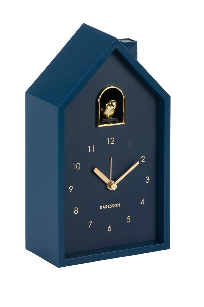 Vekkerklokke Modern Cuckoo - Blå - Dekor | m v:8832813