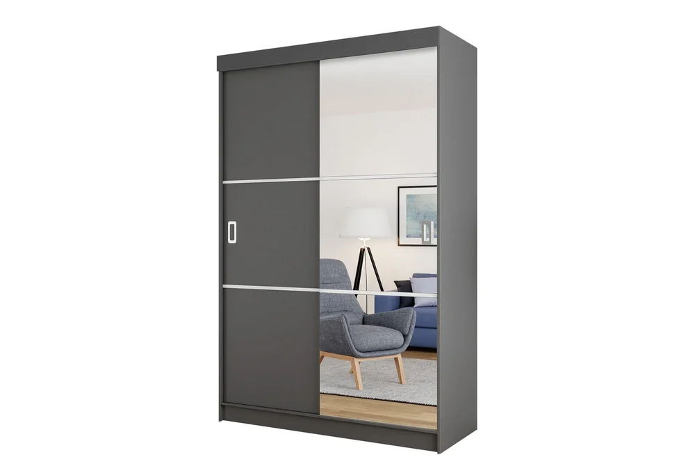 Isolaz Garderobeskap Med Speil 138x205 cm v:8249611