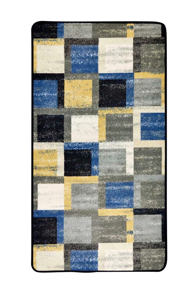 Dørmatte Kvadrat – Blå – Tepper | m v:2924080 Dørmatte Kvadrat – Blå – Tepper | m v:2924080