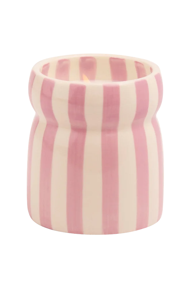 Cabana Duftlys Rust Striped Ceramic – Sienna Sunset i eske – Lilla – Dekor | m v:7127381