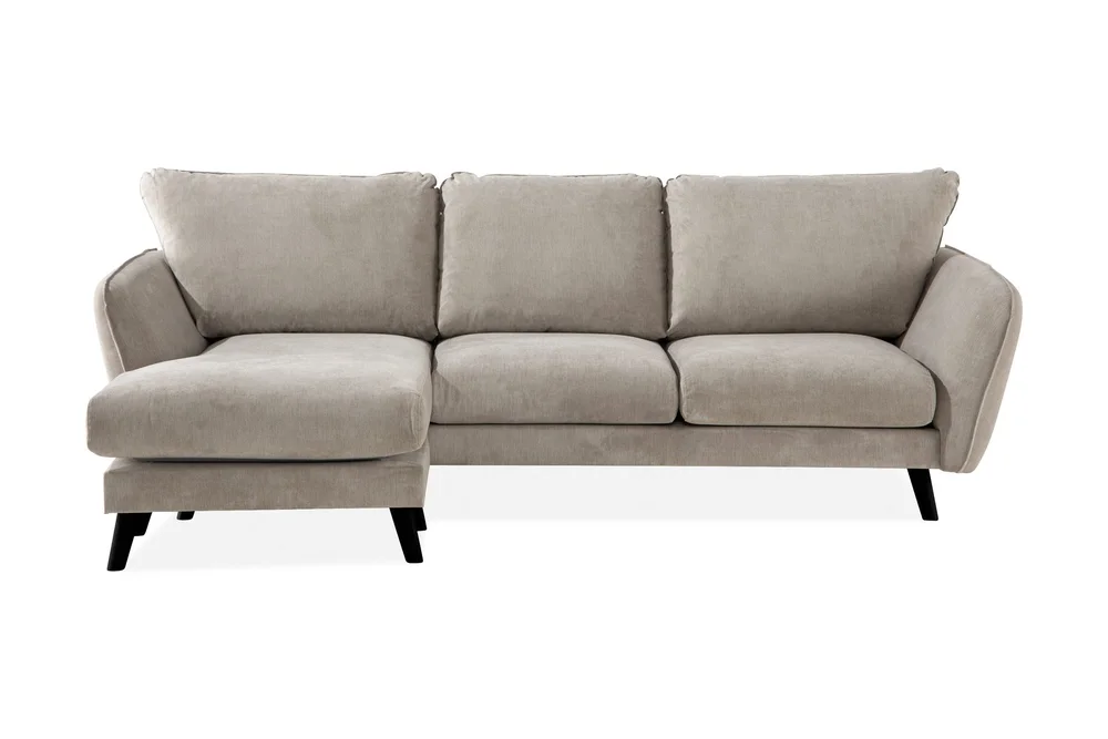 Trend Lyx 3-seter Venstrevendt L-formet Divansofa i Stoff v:8152559