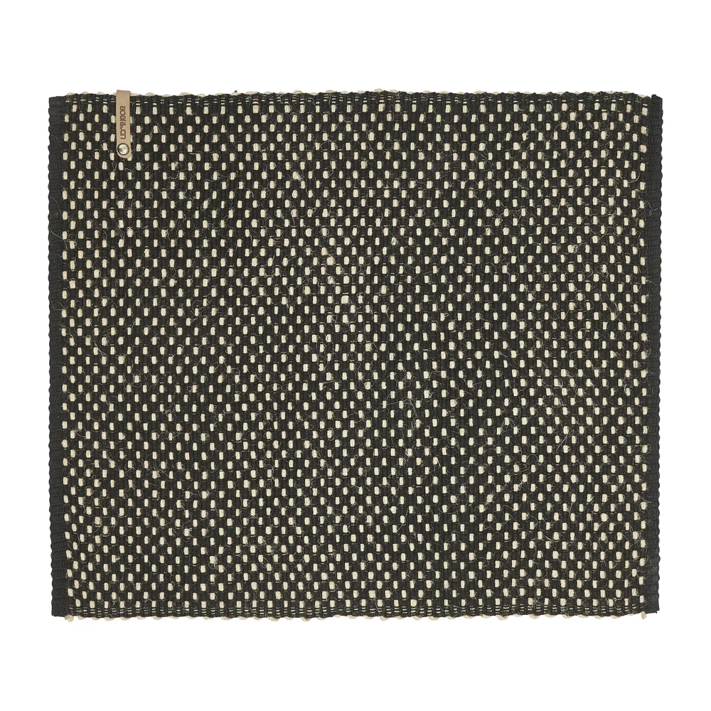 Jute check spisebrikke bomull 35x45 cm v:7946757
