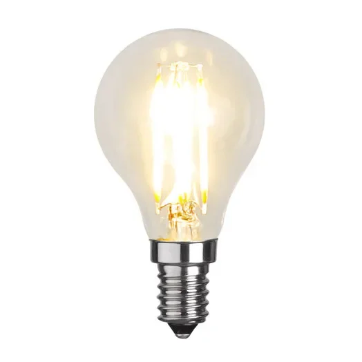 Dimbar E14 LED lyspære filament clear v:780765 Dimbar E14 LED lyspære filament clear v:780765