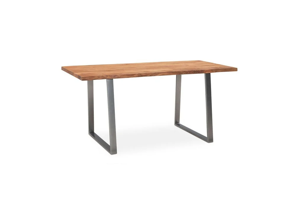 Spisebord Wohnling Heltre med trekanter rektangulær landlig stil Sølv, rett, 180x90 cm v:6395422