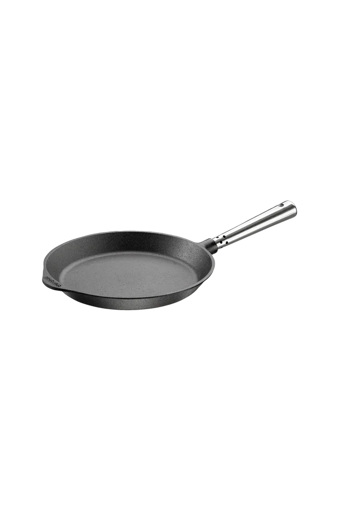 Stekepanne 24 cm med stålhåndtak – Svart – Kjøkken & husholdning | m v:5561798 Stekepanne 24 cm med stålhåndtak – Svart – Kjøkken & husholdning | m v:5561798