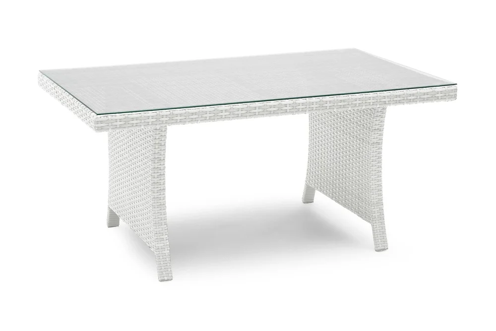 Wisconsin Loungebord Høyt 120 cm Kunstrotting/Hvit v:3517560 Wisconsin Loungebord Høyt 120 cm Kunstrotting/Hvit v:3517560