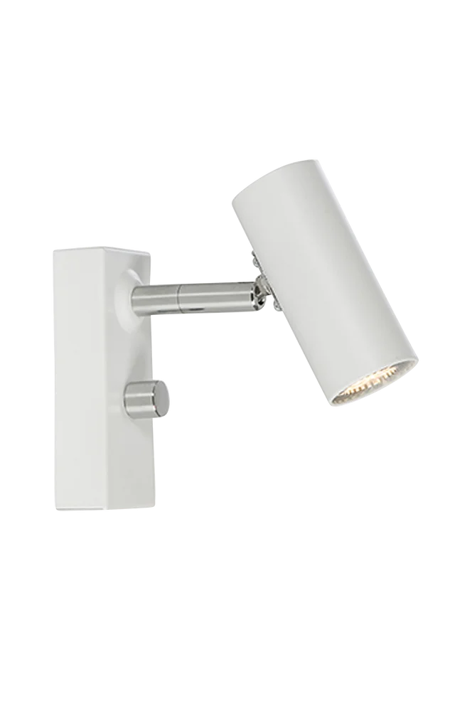 Vegglampe Cato enkel – Hvit – Belysning | m v:9552025