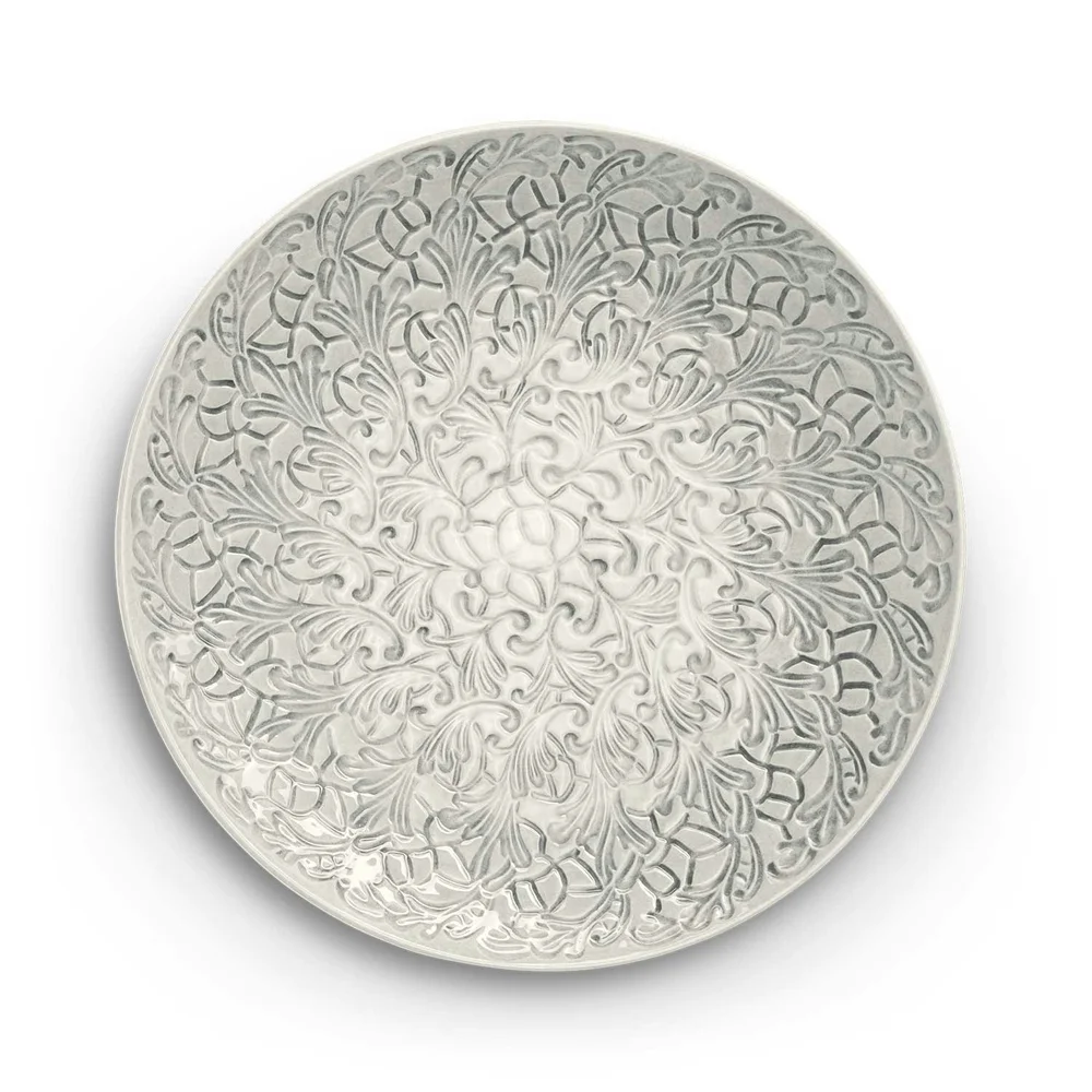 Lace Fat 34 cm, Grå v:5596347