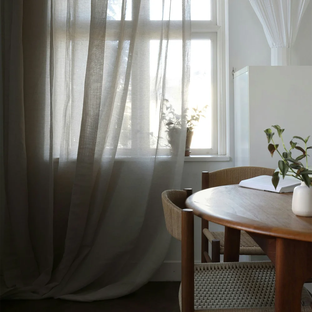 Sophie Gardin Dobbel Bredde Natur, 290×270 cm v:9499586