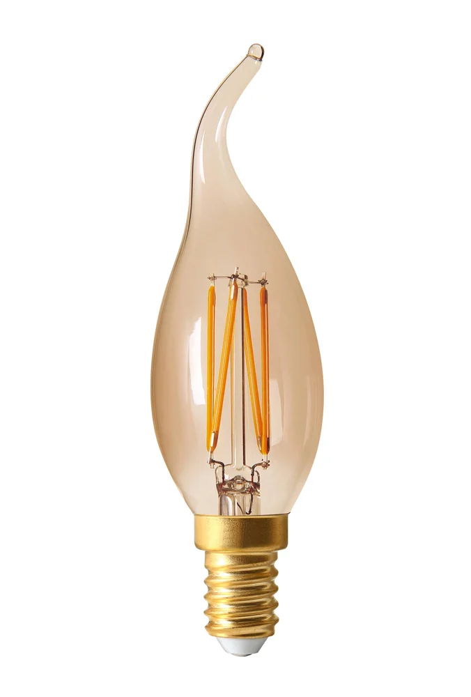 ELECT LED FILAMENT lyskilde 35 mm E14 – Gull – Belysning | m v:1652701