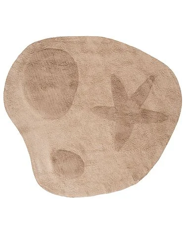 Barneteppe IRINGAL Lys beige ø 120 cm Bomull v:9151531 Barneteppe IRINGAL Lys beige ø 120 cm Bomull v:9151531