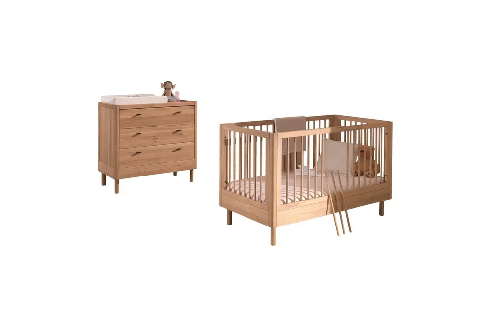 Spjälsäng med byrå Jaxx Forrest Jaxx oak v:2486826