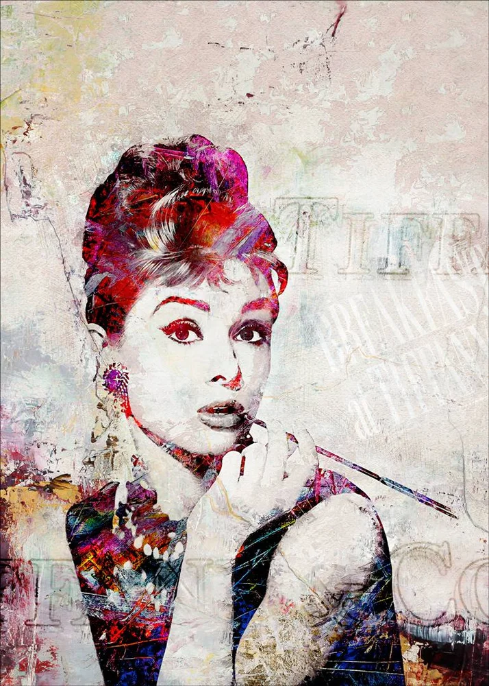 Poster Audrey – Flerfarget – Dekor | m v:4910643 Poster Audrey – Flerfarget – Dekor | m v:4910643