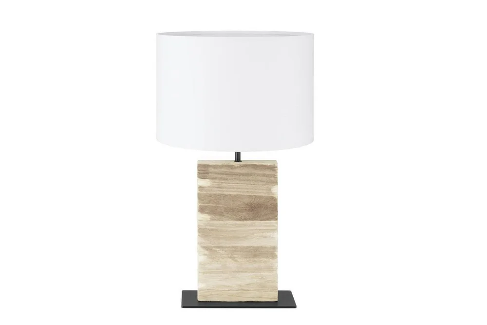 Bordlampe Eglo Contessore Rett Vit/tre v:3563343 Bordlampe Eglo Contessore Rett Vit/tre v:3563343