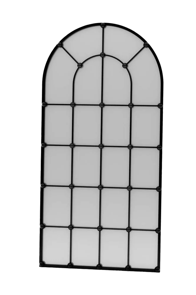Cheval Mirror Ovalis – Svart m v:6900452