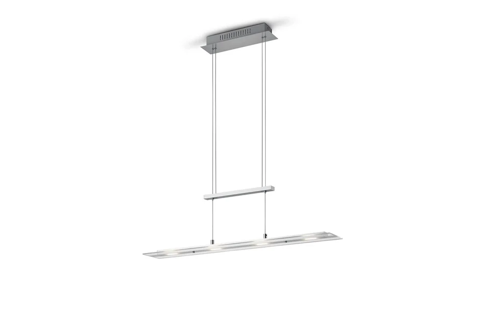 Trio Lighting Milos LED Taklampe Børstet Stål v:8868342