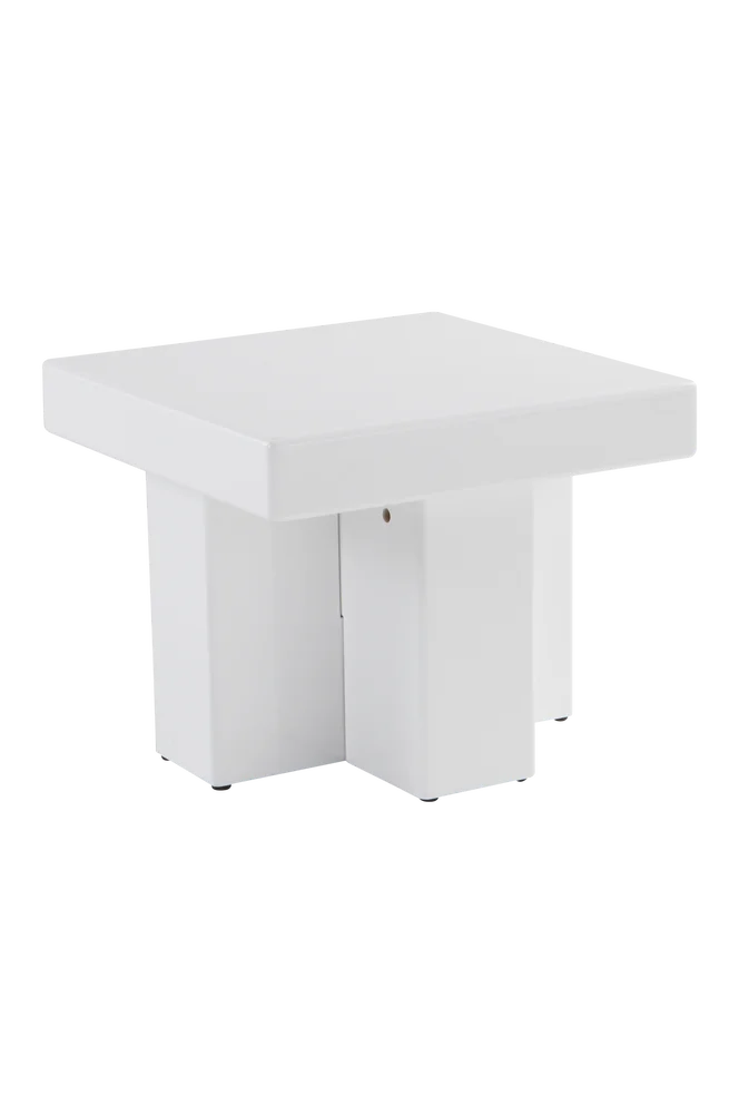 CROZZ sidebord 50x50 cm - Hvit m v:2363423